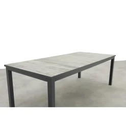 Tuintafels-Hartman Comino dining tuintafel 223x105 cm. - Keramiek/Grijs