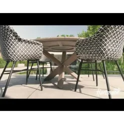 Hartman Delphine dining stoel white - black