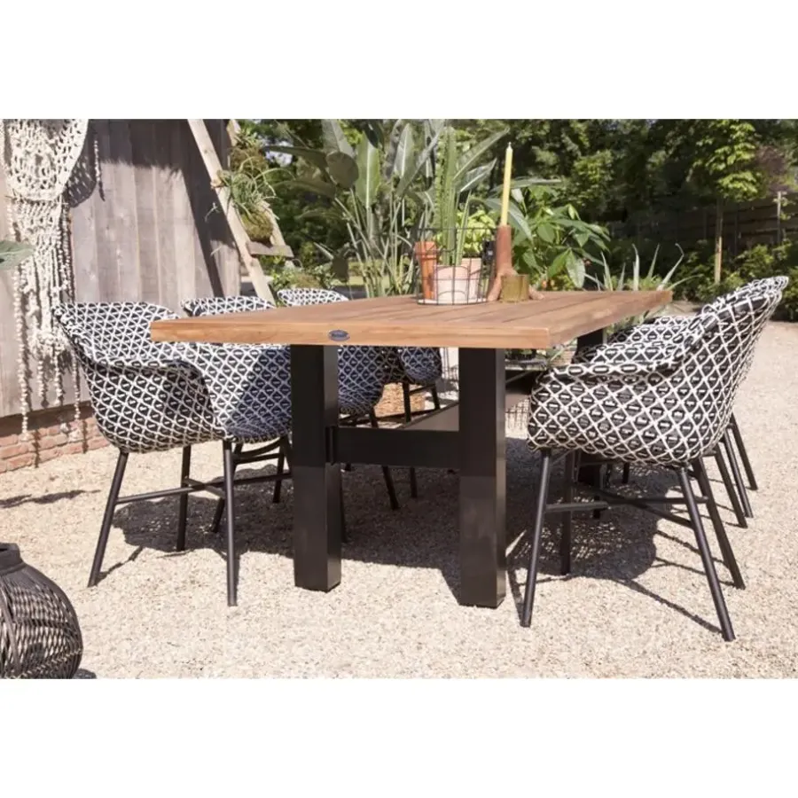 Hartman Delphine dining stoel white - black