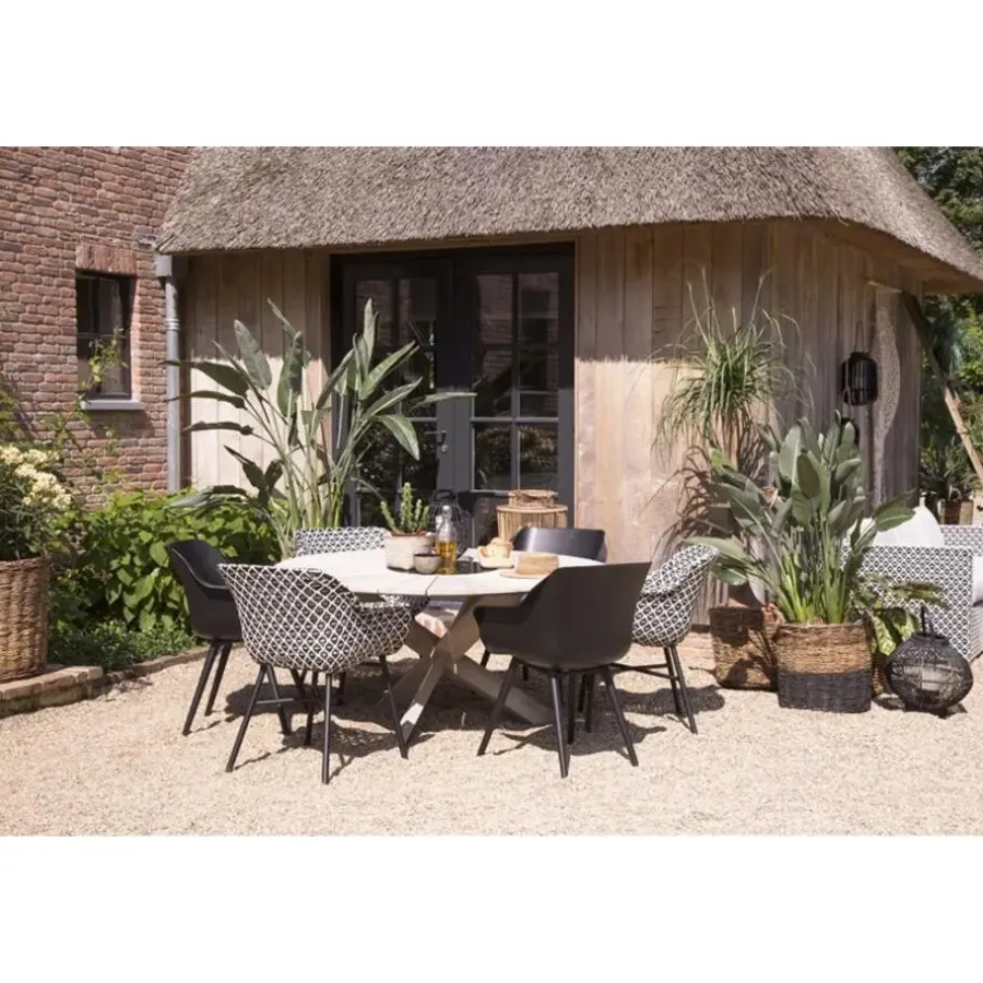 Hartman Delphine dining stoel white - black