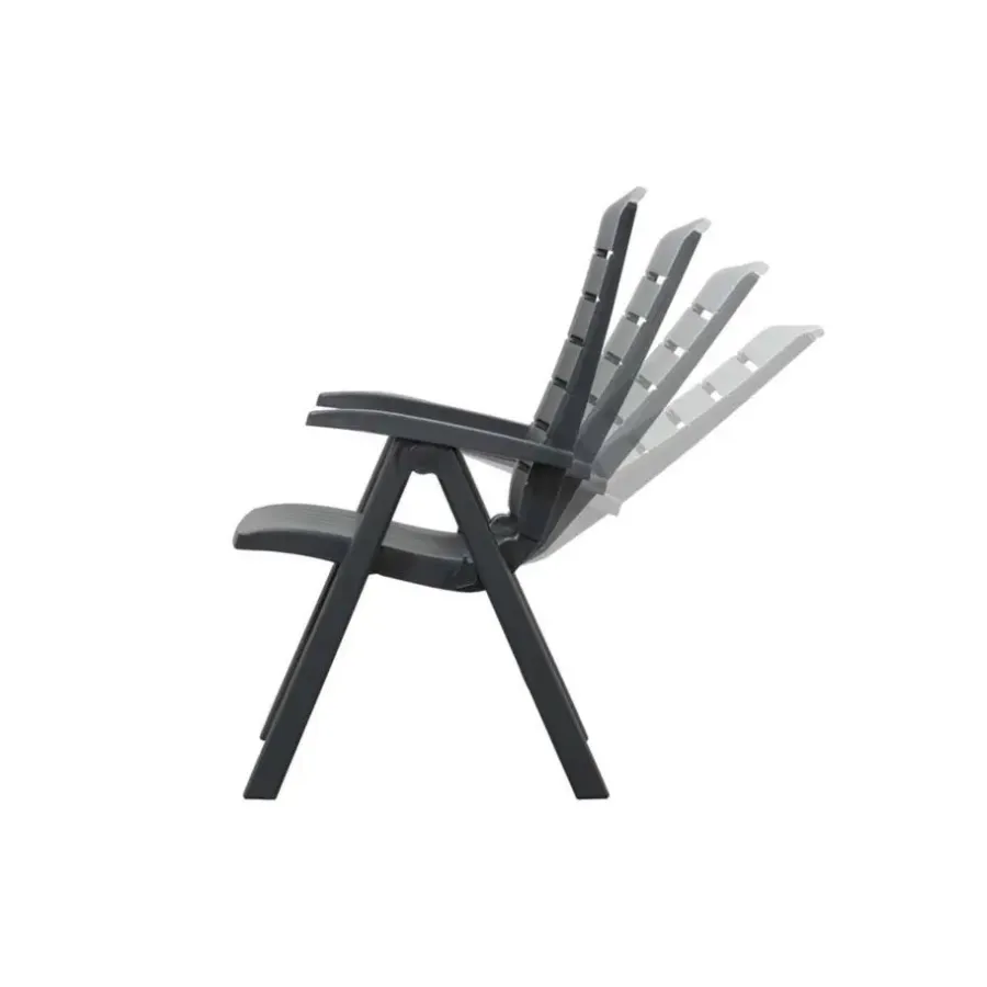 Tuinstoelen-Hartman Florion Recliner verstelbare tuinstoel - Royal Grey
