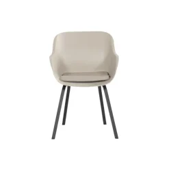 Hartman Le Soleil Element dining armstoel - Soft Taupe/Black - 2 st.