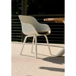 Hartman Le Soleil Element dining armstoel - Cotton white - 4 st.