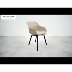 Hartman Le Soleil Element dining armstoel - Cotton white - 4 st.