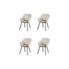 Hartman Le Soleil Element dining armstoel - Soft Taupe/Black - 4 st.