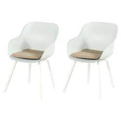 Hartman Le Soleil Element dining armstoel - Cotton white - 2 st.