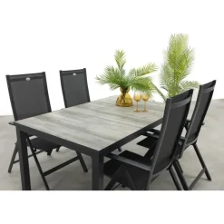 Hartman Napoli/Comino verstelbare tuinset (5-delig) - 163x105 cm