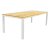 Hartman Sonata tuintafel 220x100 cm. - Teak - wit