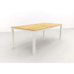 Hartman Sonata tuintafel 220x100 cm. - Teak - wit