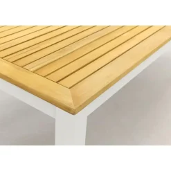 Hartman Sonata tuintafel 220x100 cm. - Teak - wit