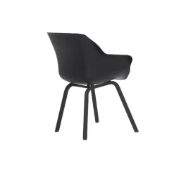 Hartman Sophie Element dining armstoel- Carbon black - 4 st.