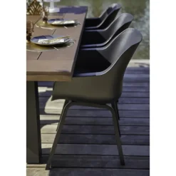 Hartman Sophie Element dining armstoel- Carbon black - 4 st.