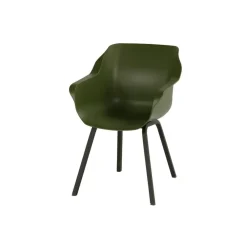 Tuinsets-Hartman Sophie tuinstoel Moss groen/Rome brown 100 cm. - 5-delig