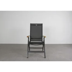 Tuinstoelen-Hartman verstelbare tuinstoel Napoli - Teak armleuning