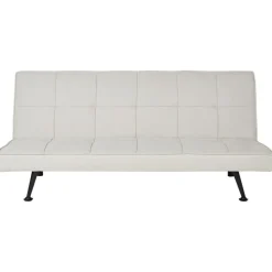Beliani HASLE - Slaapbank 3-zits - Lichtbeige - Polyester