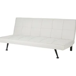 Beliani HASLE - Slaapbank 3-zits - Lichtbeige - Polyester
