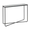 Sidetables-Beliani HAZEN - Sidetable - Grijs/Zwart- MDF