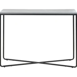 Sidetables-Beliani HAZEN - Sidetable - Grijs/Zwart- MDF