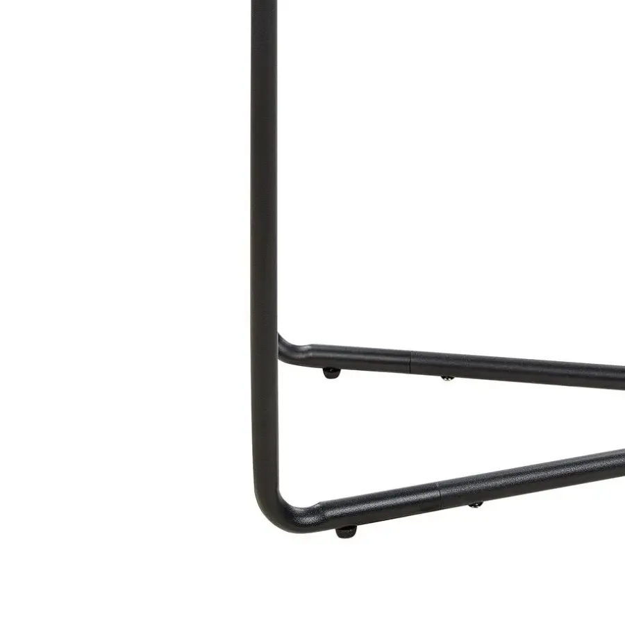 Sidetables-Beliani HAZEN - Sidetable - Grijs/Zwart- MDF
