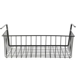 Leen Bakker HDF Hangmand voor kast - metaal - 40 x 26 x 14 cm - zwart