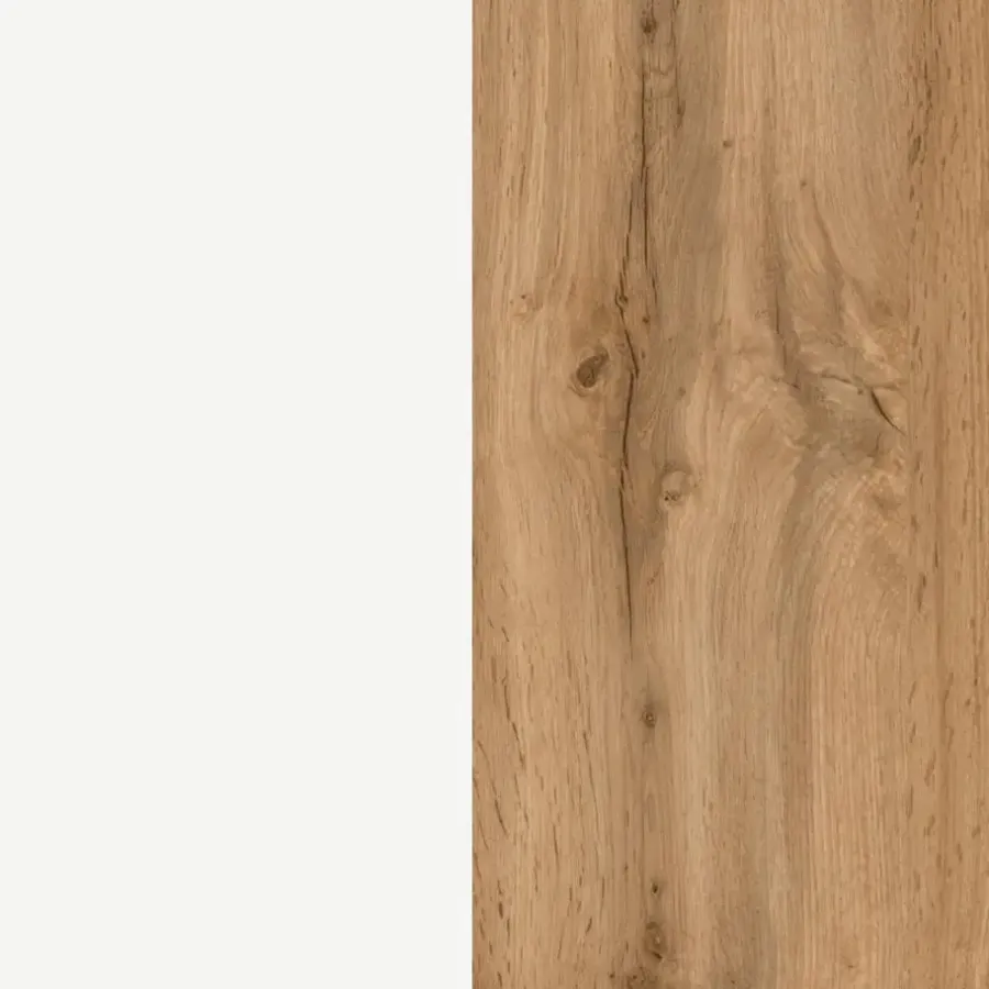 Held Wastafelkast Varese - 85 x 47 x 56 cm - Wotan Oak / White