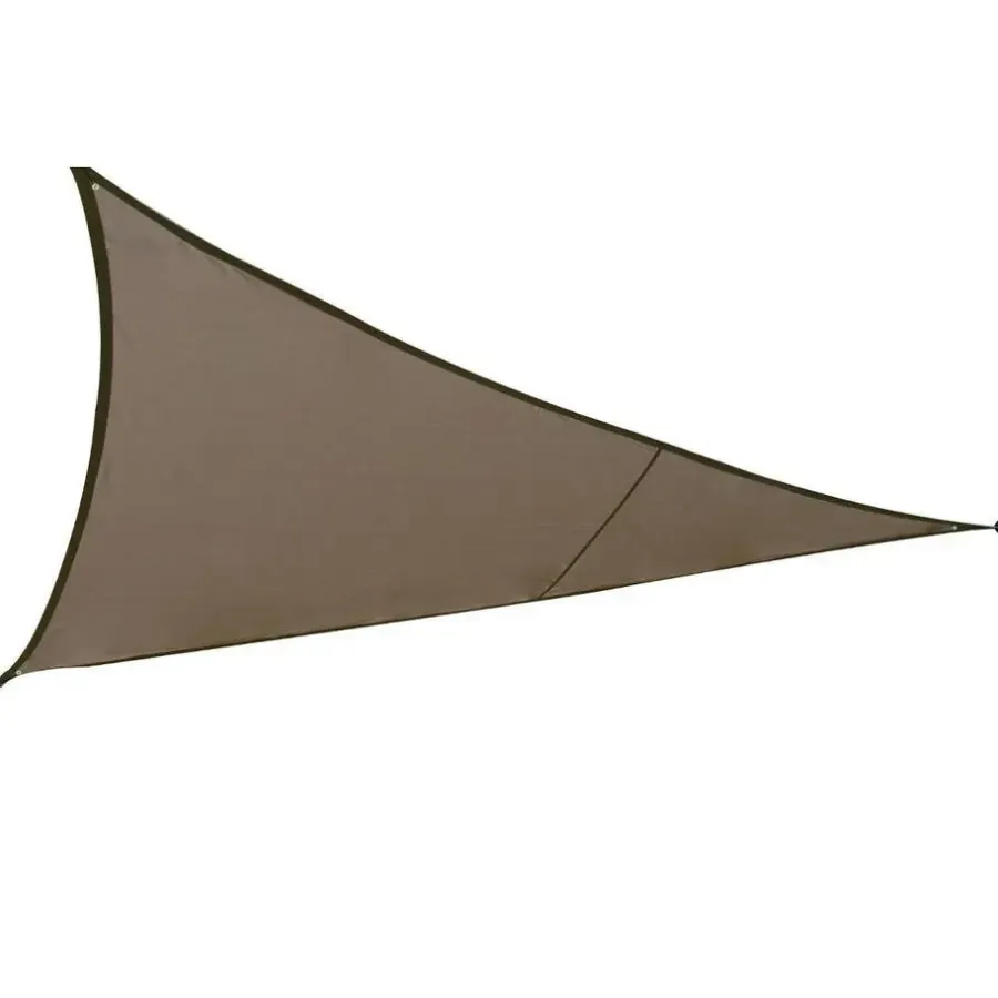 Schaduwdoeken-Hesperide Schaduwdoek Curacao - driehoekig - taupe - 4x4m