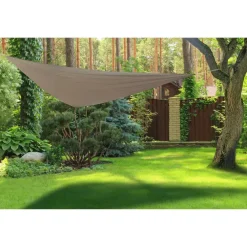 Schaduwdoeken-Hesperide Schaduwdoek Curacao - driehoekig - taupe - 4x4m