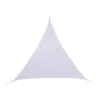 Hesperide Schaduwdoek Curacao - driehoekig - wit - 2 x 2 m
