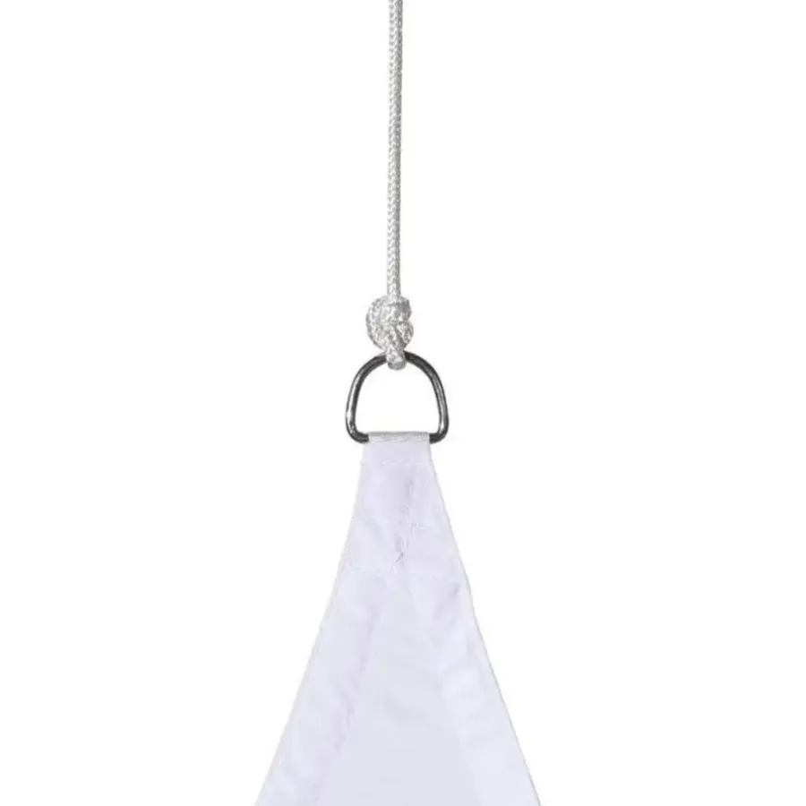 Hesperide Schaduwdoek Curacao - driehoekig - wit - 2 x 2 m