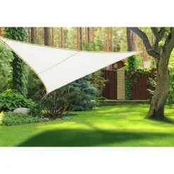 Schaduwdoeken-Hesperide Schaduwdoek Curacao - driehoekig - wit - 4x4m