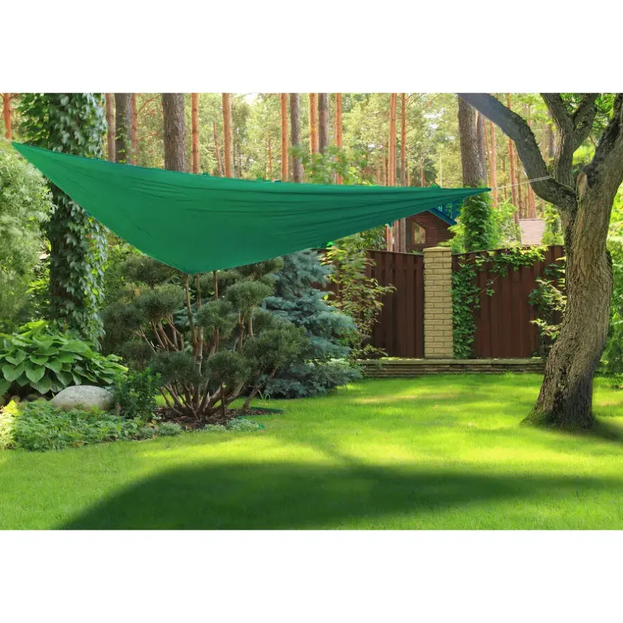 Schaduwdoeken-Hesperide Schaduwdoek Curacao - driehoekig - mint groen - 2 x 2 m