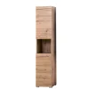 Hoge Kasten-Hioshop AmandaMando kolomkast 2 deuren- 1 open vak eiken decor