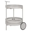 Trolleys-Hioshop Beja barwagen 2 planken grijs