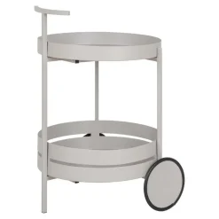 Trolleys-Hioshop Beja barwagen 2 planken grijs