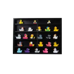 Buffetkasten-Hioshop Blacklava vitrinekast vitrinekast- 2 schuifdeuren zwart
