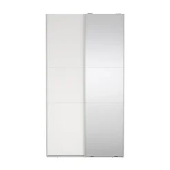 Hioshop Como schuifdeurkast 2 deuren 120x220cm wit