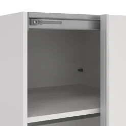 Hioshop Como schuifdeurkast 2 deuren 120x220cm wit