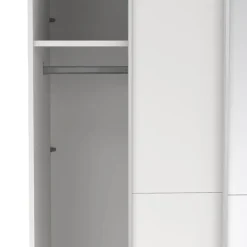 Hioshop Como schuifdeurkast 2 deuren 120x220cm wit