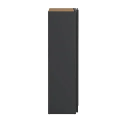 Hioshop Como schuifdeurkast 2 deuren 245x220cm mat grijs