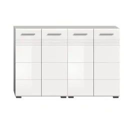 Badmeubelsets-Merkloos Hioshop Copa badkamer C7 wit hoogglans- lichtgrijs