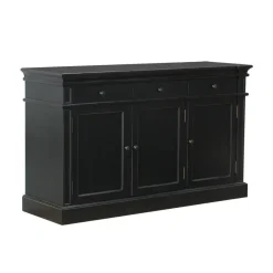 Dressoirs-Hioshop Dressoir Mozart zwart antiek sideboard