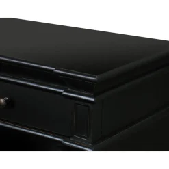 Dressoirs-Hioshop Dressoir Mozart zwart antiek sideboard