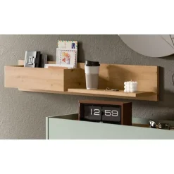 Merkloos Hioshop Drive wandkast wandplank 1 plank eiken decor