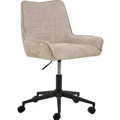 Bureaustoelen|Bureaustoelen-Merkloos Hioshop Eddie kantoorstoel beige