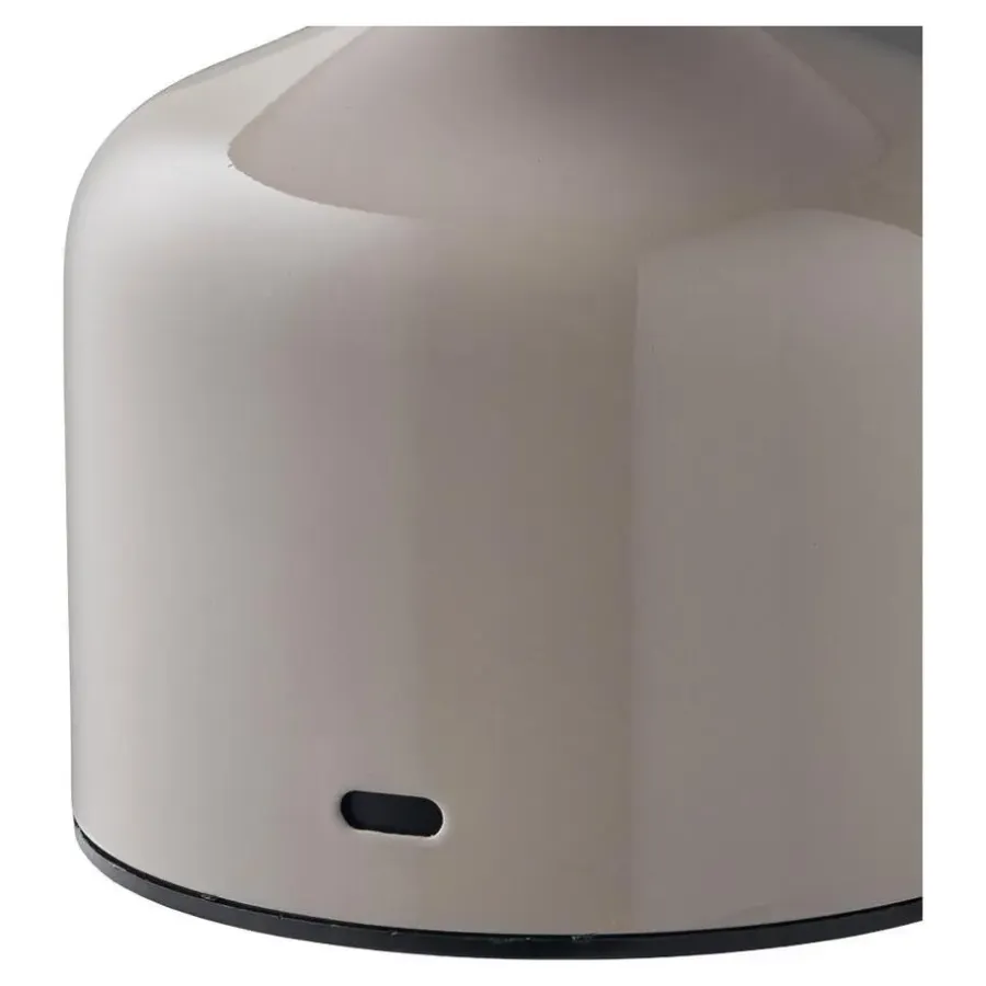 Bureaulampen|Bureaulampen-Merkloos Hioshop Elida bureaulamp oplaadbaar grijs