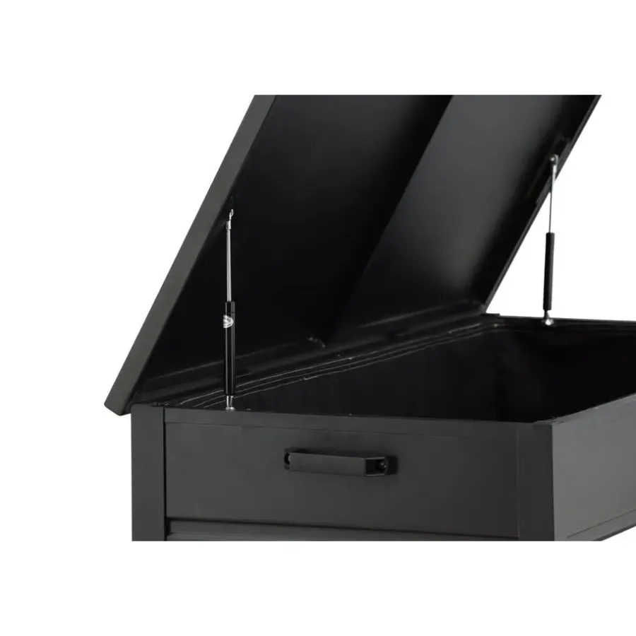 Hioshop Elsa opbergbox zwart