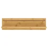 Hioshop Ember Wandplank 45x10x12cm natuur