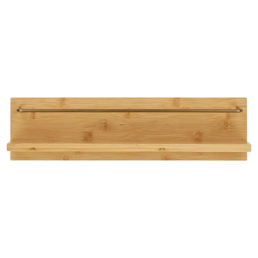 Hioshop Ember Wandplank 45x10x12cm natuur
