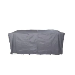 Tuinmeubelbeschermers-Merkloos Hioshop Furnco hoes voor tuinmeubelen 130 x 210 x 160 cm grijs
