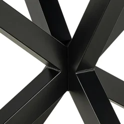 Rechthoekige Eettafels|Industriële Eettafels-Hioshop Heaven eetkamertafel 80x135cm grijs